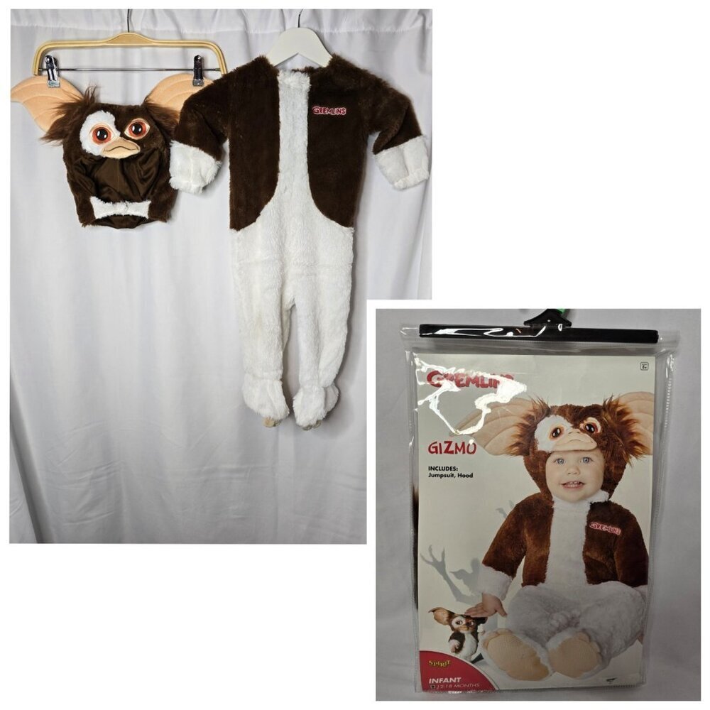 Spirit Halloween Gremlins Baby Gizmo Offical Licensed 12-18 Months Costume